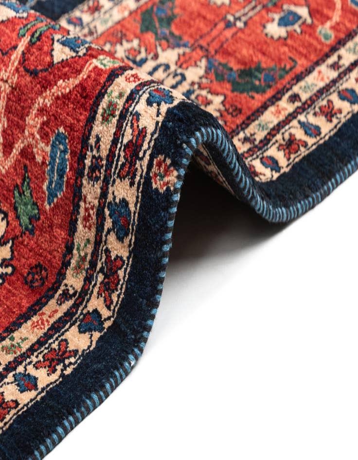 Detail image of  8' 2 x 9' 7  Hand Knotted Luribaft Rug