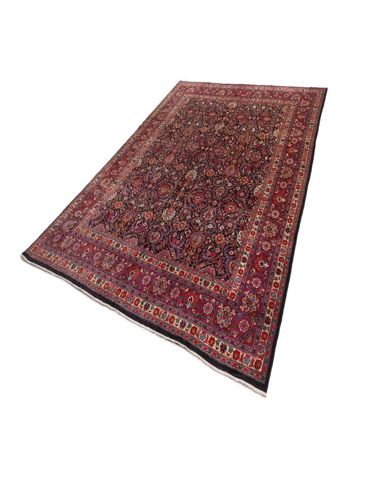 Detail image of  9' 11 x 12' 7 Mashad Wool Rug