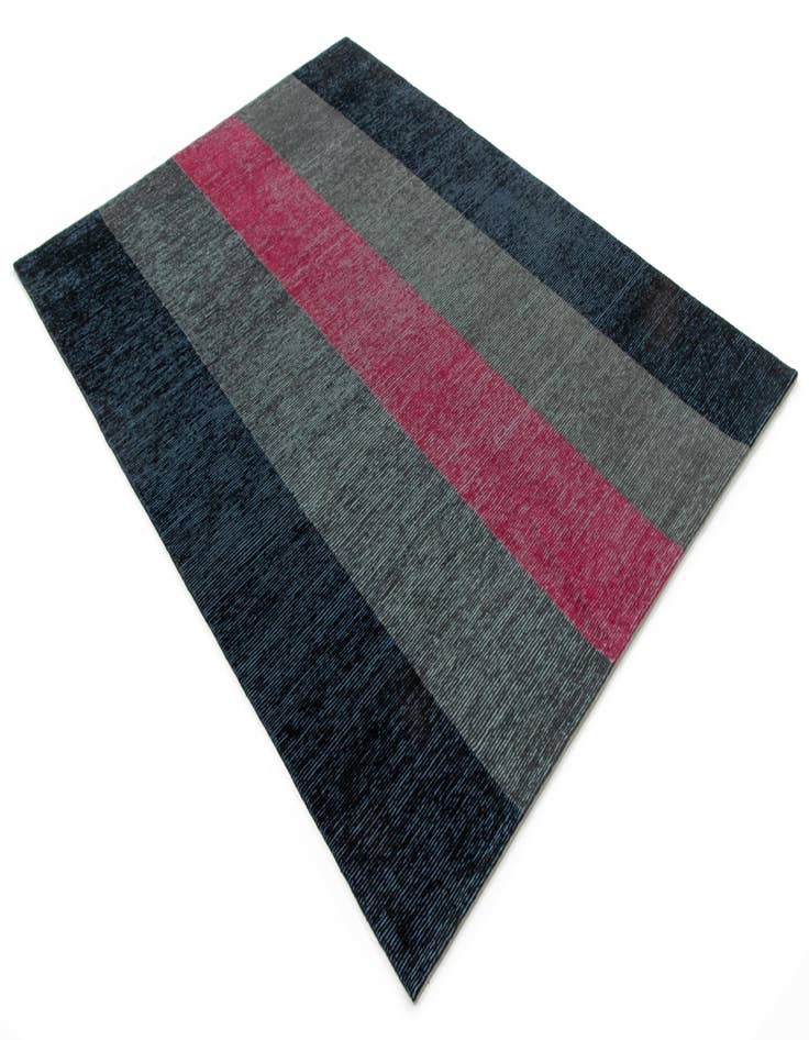 Detail image of  6' 1 x 8' 3  Hand Knotted Modern Farona Wool Rug