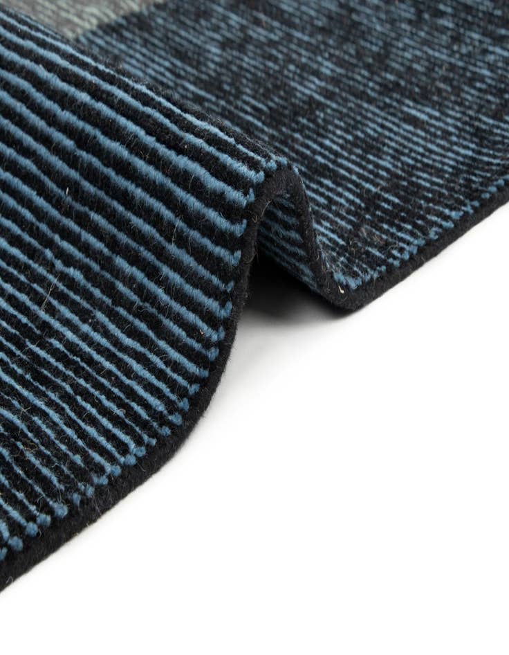 Detail image of  6' 1 x 8' 3  Hand Knotted Modern Farona Wool Rug