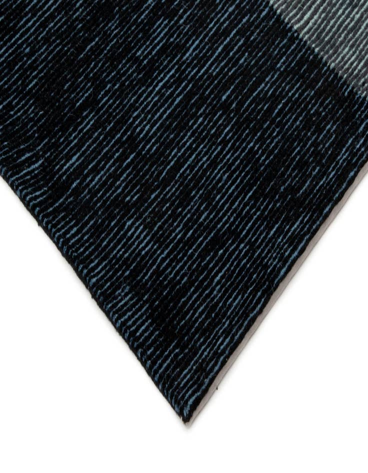 Detail image of  6' 1 x 8' 3  Hand Knotted Modern Farona Wool Rug