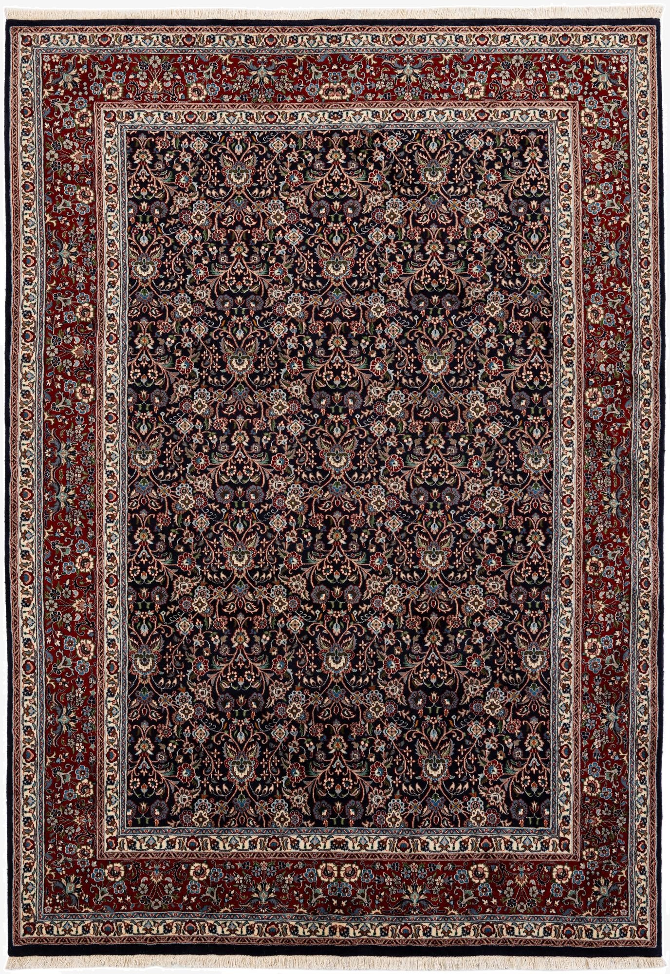  6' 6 x 9' 7  Hand Knotted Mood Wool Rug