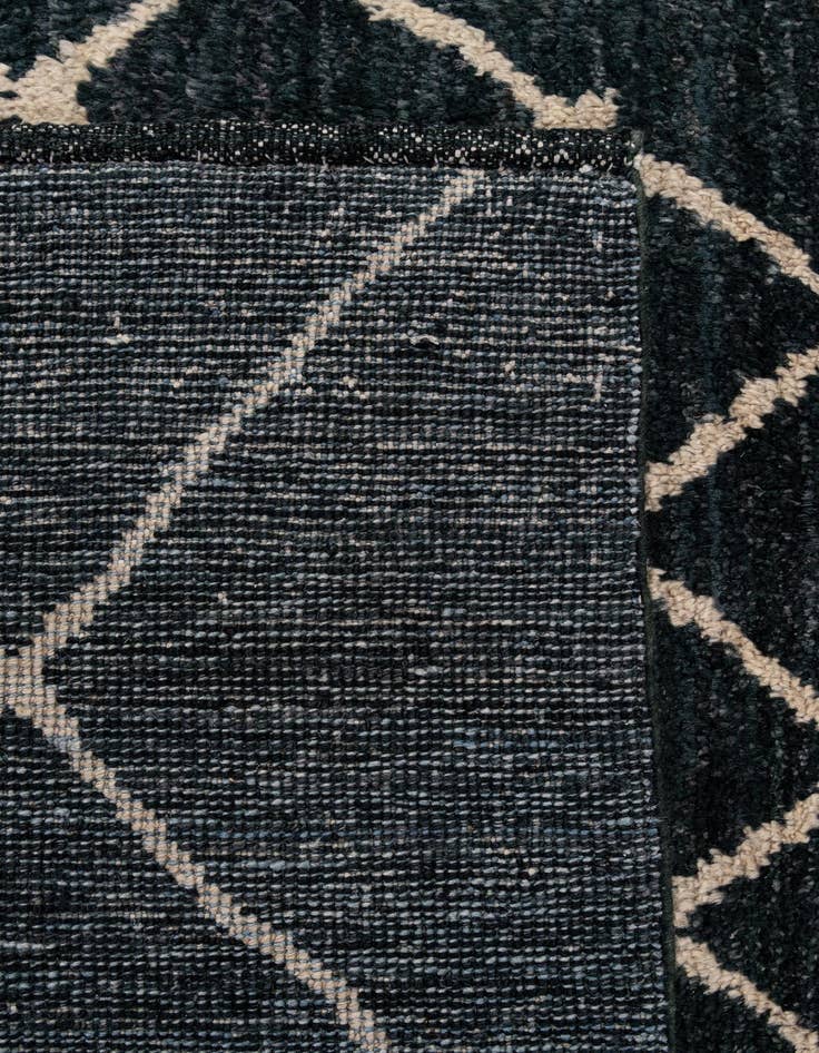Detail image of  5' 11 x 8' 1  Hand Knotted Moroccan Wool Rug