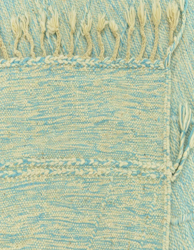 Detail image of  4' 9 x 8' 1  Hand Knotted Moroccan Wool Rug