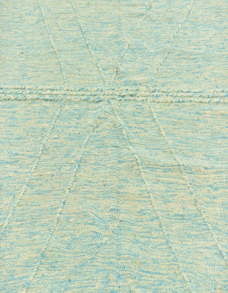 Detail image of  4' 9 x 8' 1  Hand Knotted Moroccan Wool Rug