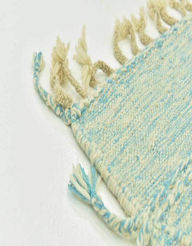 Detail image of  4' 9 x 8' 1  Hand Knotted Moroccan Wool Rug