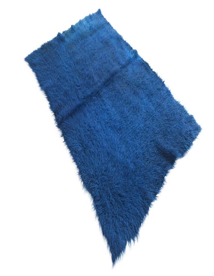 Detail image of  3' 6 x 5' 4  Hand Knotted Moroccan Wool Rug