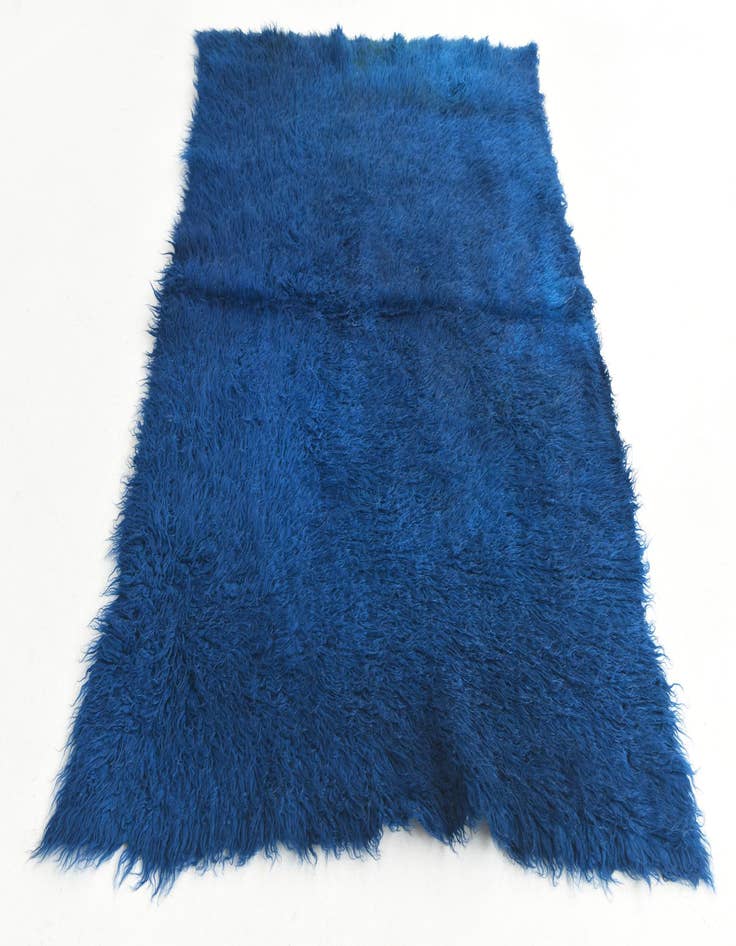 Detail image of  3' 6 x 5' 4  Hand Knotted Moroccan Wool Rug