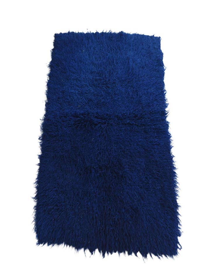 Detail image of  3' x 4'  Hand Knotted Moroccan Wool Rug