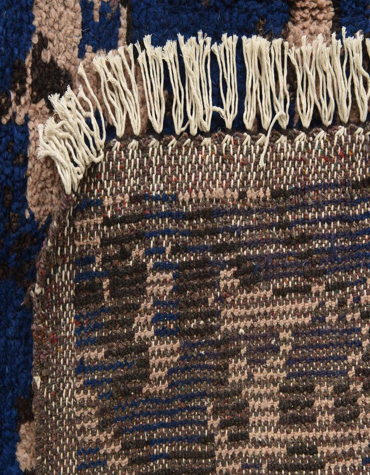 Detail image of  5' 3 x 7' 6  Hand Knotted Moroccan Wool Rug