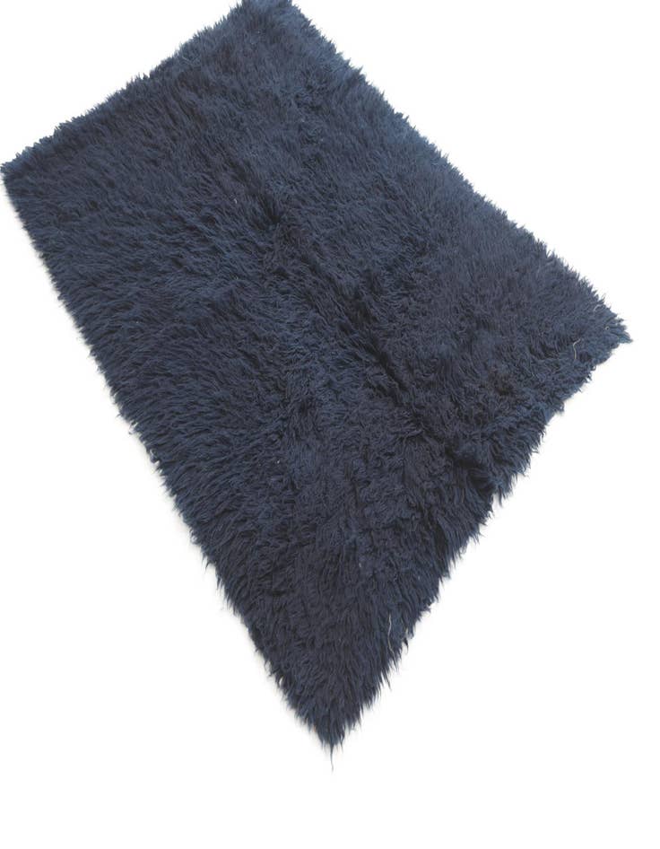 Detail image of  4' 2 x 5' 9  Hand Knotted Moroccan Wool Rug