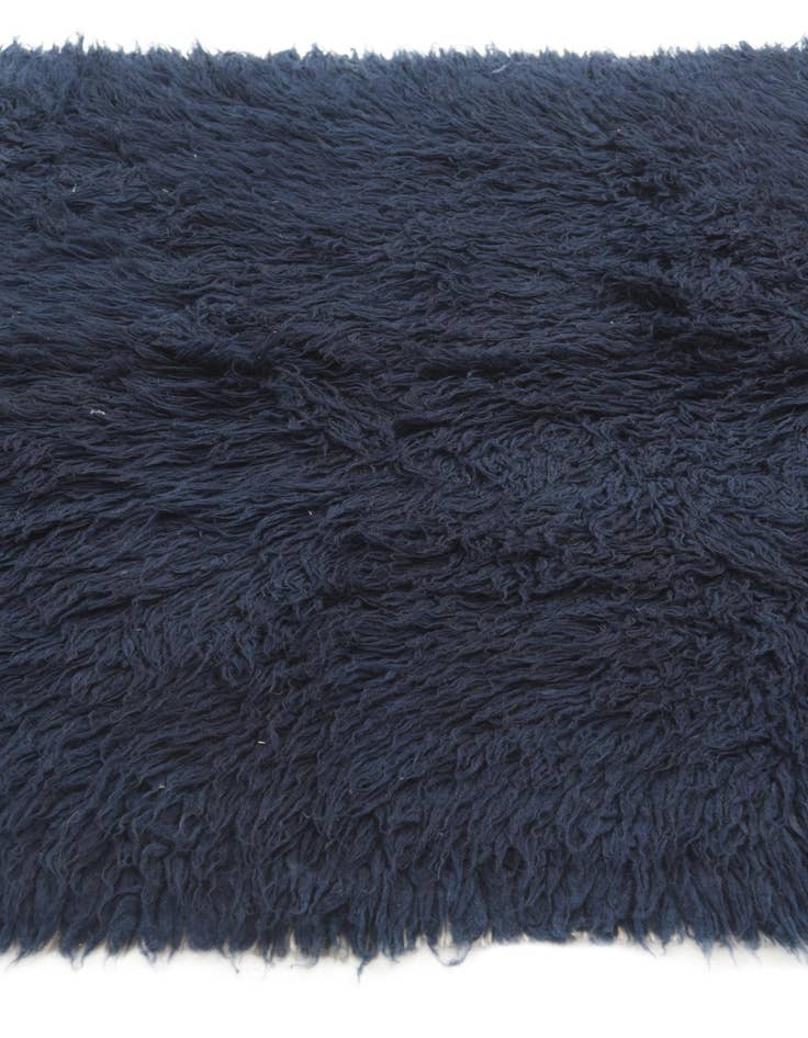 Detail image of  4' 2 x 5' 9  Hand Knotted Moroccan Wool Rug