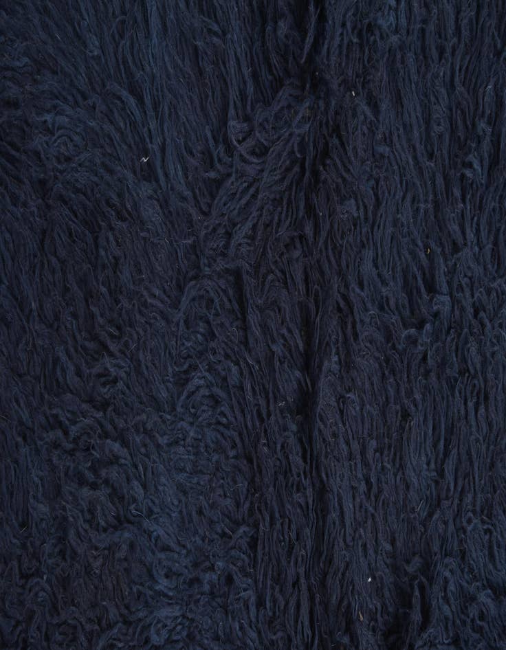 Detail image of  4' 2 x 5' 9  Hand Knotted Moroccan Wool Rug