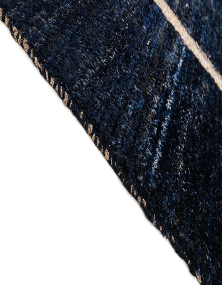 Detail image of  9' 4 x 11' 7  Hand Knotted Moroccan Wool Rug