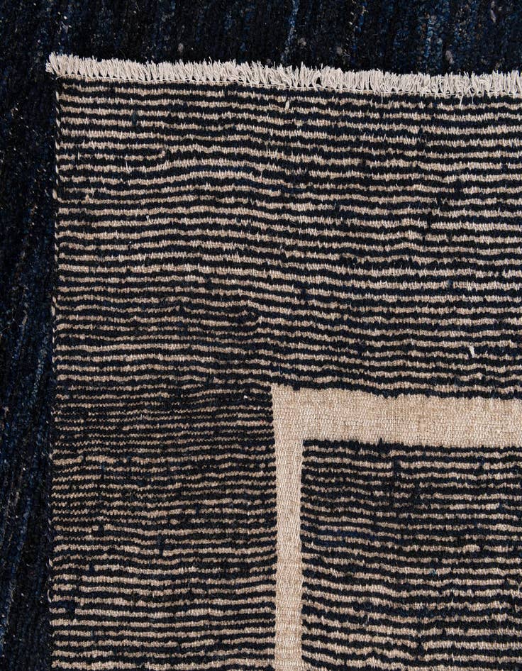Detail image of  9' 4 x 11' 7  Hand Knotted Moroccan Wool Rug