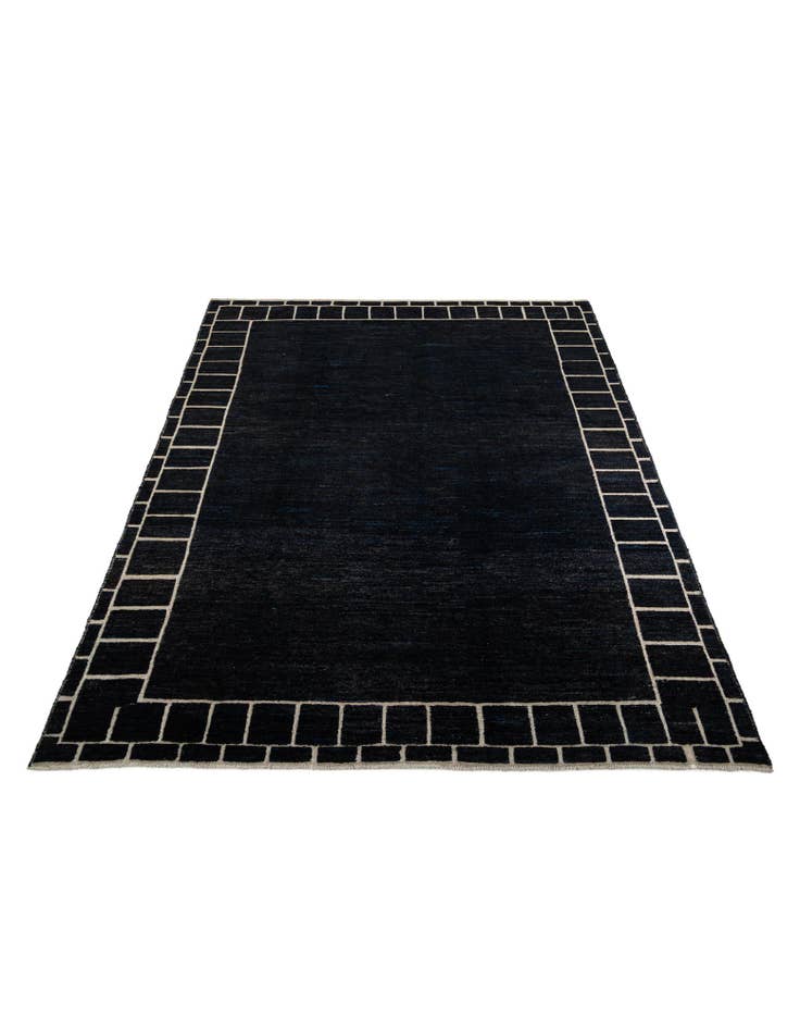 Detail image of  12' 6 x 14' 9  Hand Knotted Moroccan Wool Rug