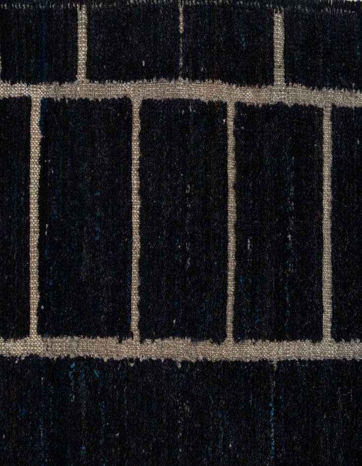 Detail image of  12' 6 x 14' 9  Hand Knotted Moroccan Wool Rug