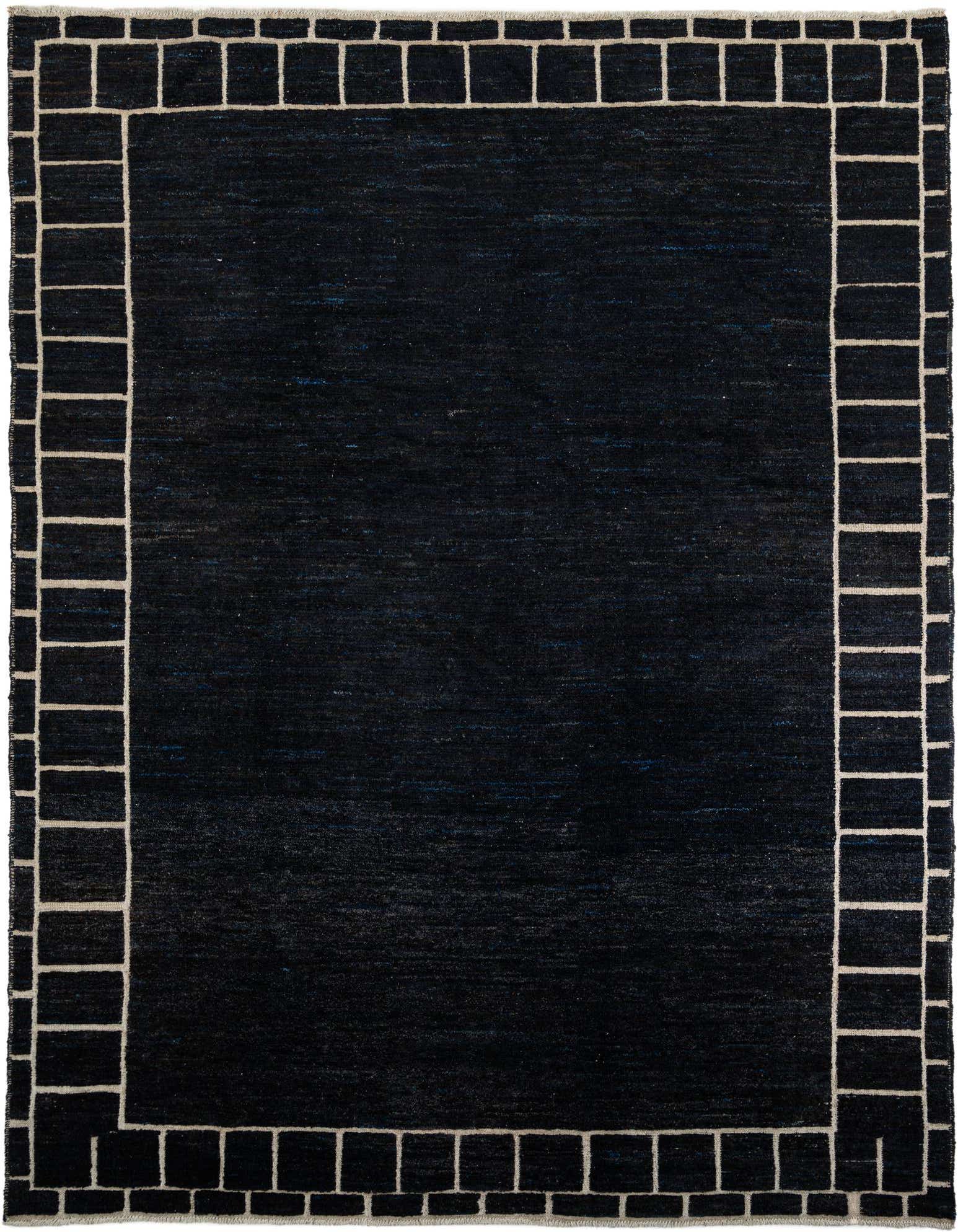 Primary image  12' 6 x 14' 9  Hand Knotted Moroccan Wool Rug