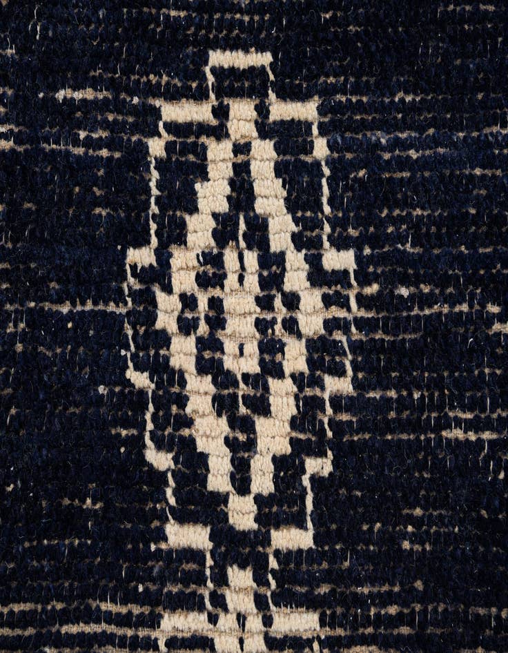 Detail image of  10' 7 x 14' 5  Hand Knotted Moroccan Wool Rug