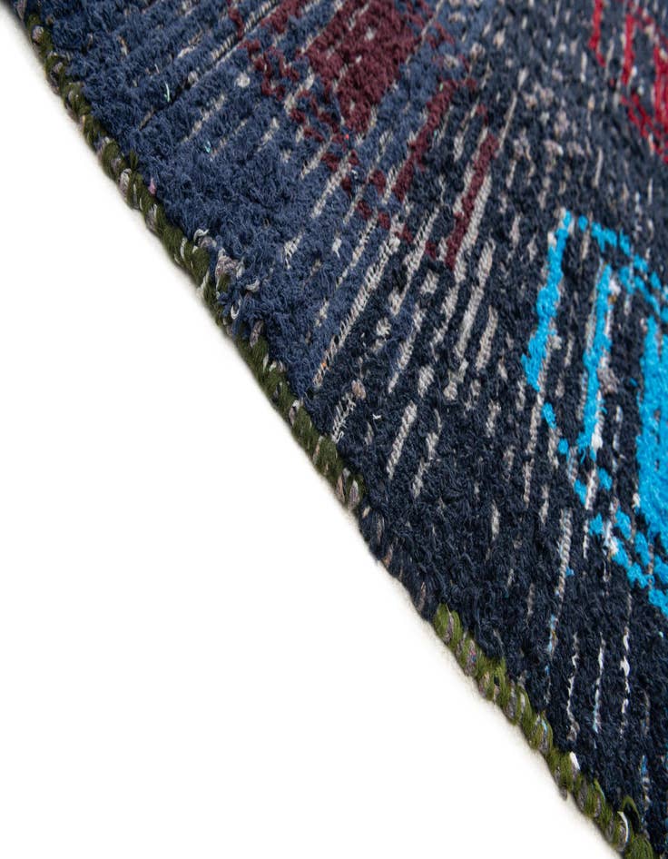 Detail image of  7' 10 x 10' 6  Hand Knotted Moroccan Wool Rug