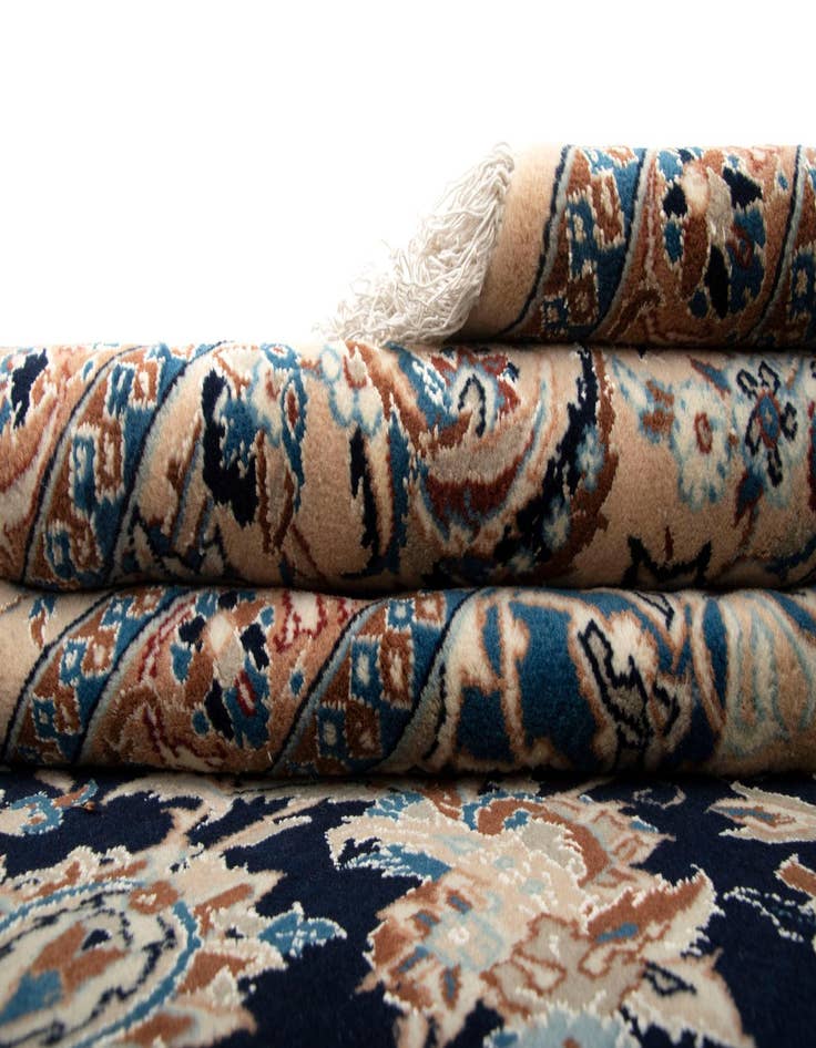 Detail image of  10' 4 x 14' 1  Hand Knotted Nain Persian Rug