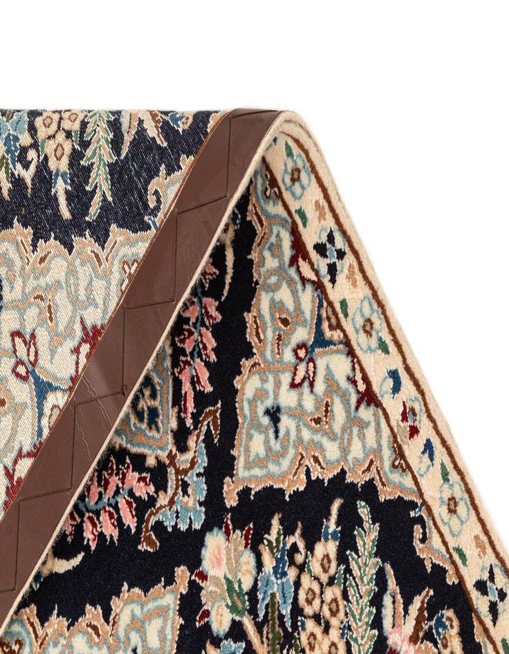 Detail image of  1' 3 x 9' 8  Hand Knotted Nain Rug