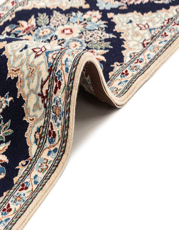 Detail image of  1' 9 x 7'  Hand Knotted Nain Rug