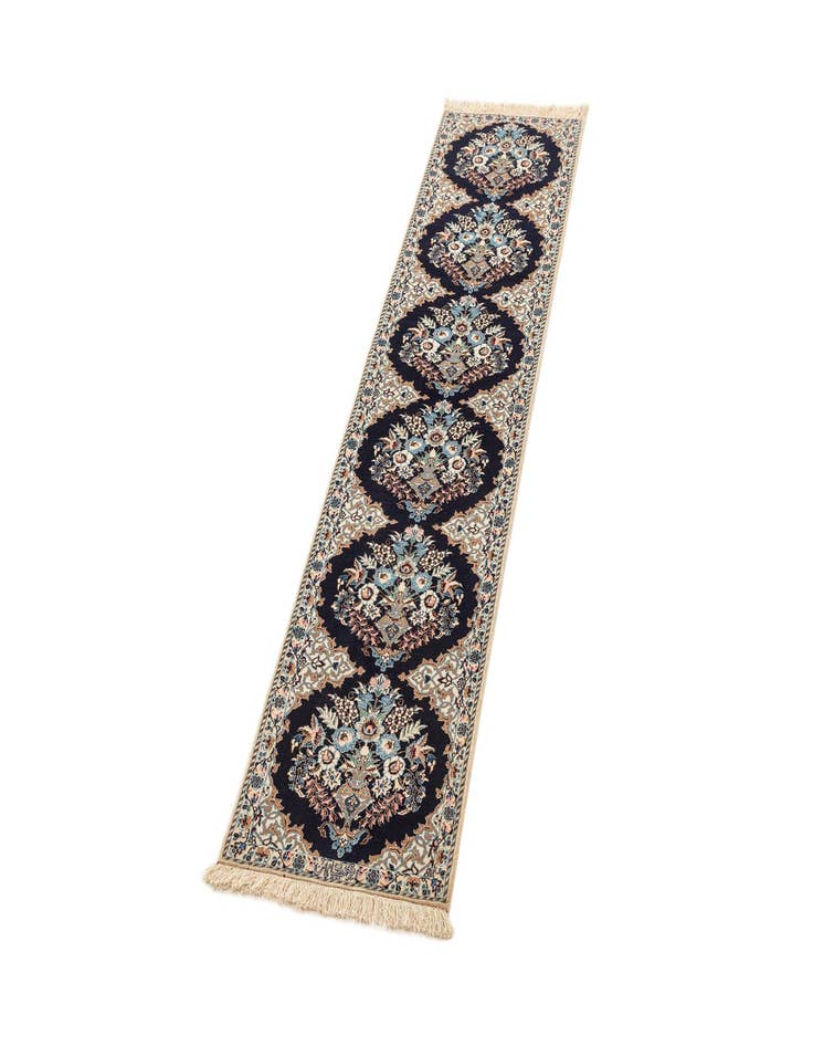 Detail image of  1' 8 x 7' 1  Hand Knotted Nain Rug