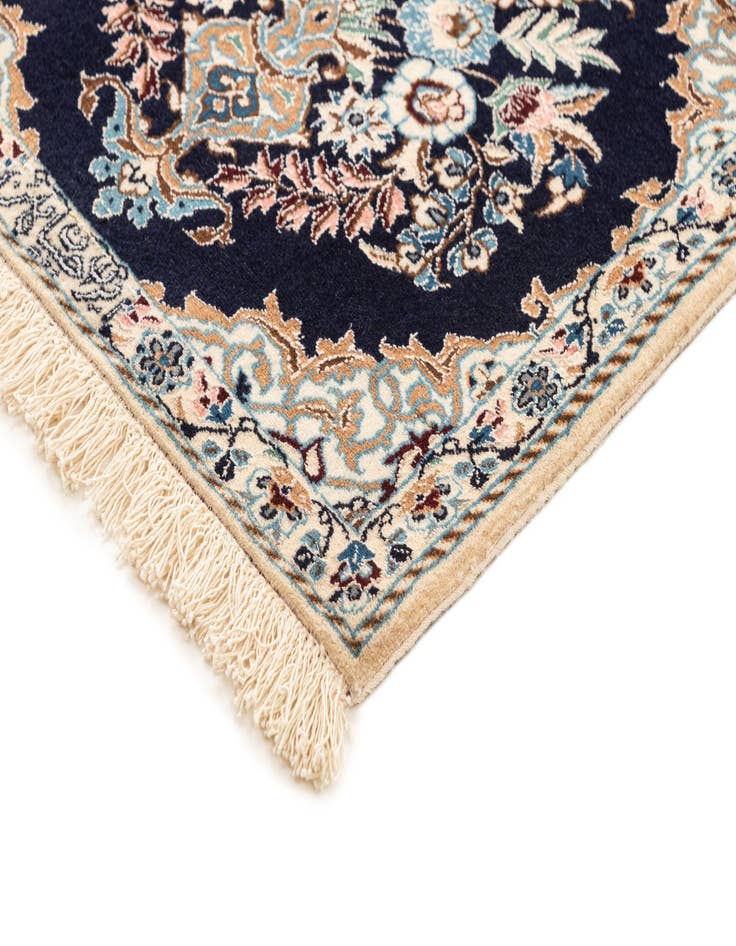 Detail image of  1' 8 x 7' 1  Hand Knotted Nain Rug