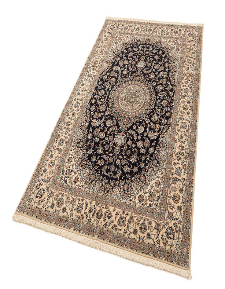 Detail image of  5' 7 x 9' 5  Hand Knotted Nain Rug