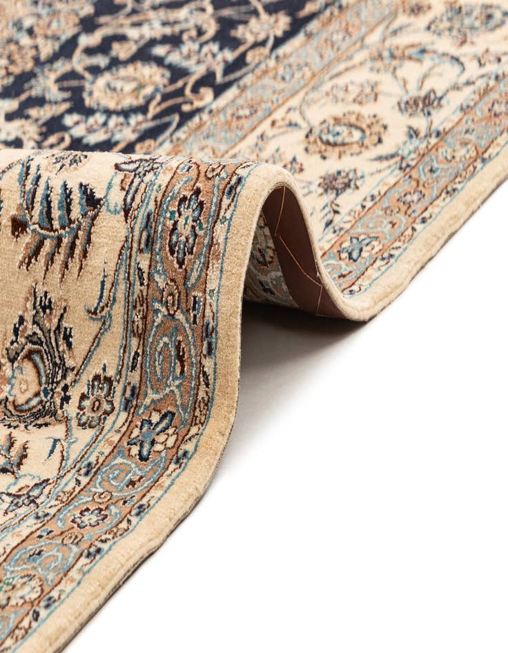 Detail image of  5' 7 x 9' 5  Hand Knotted Nain Rug