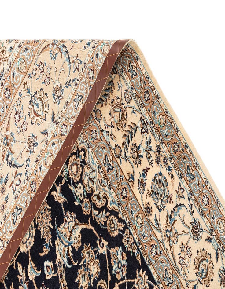 Detail image of  5' 7 x 9' 5  Hand Knotted Nain Rug