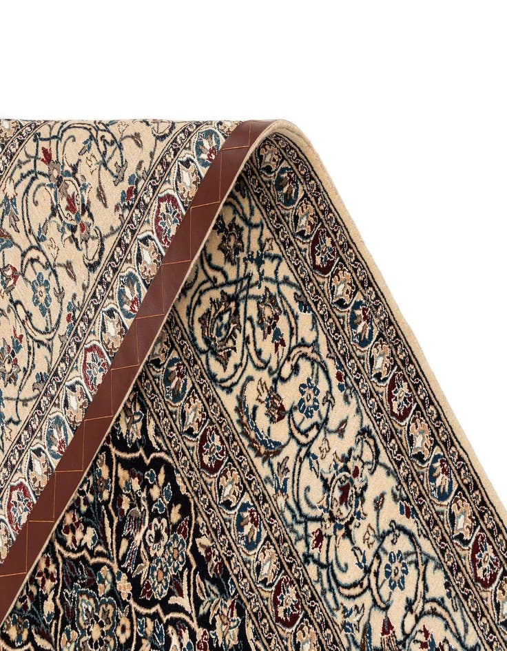 Detail image of  6' 8 x 9' 11  Hand Knotted Nain Rug