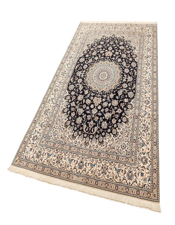 Detail image of  6' 8 x 10' 1  Hand Knotted Nain Rug