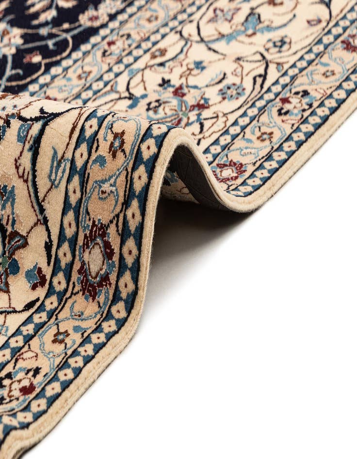 Detail image of  6' 8 x 10' 1  Hand Knotted Nain Rug