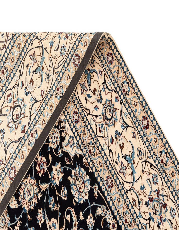 Detail image of  6' 8 x 10' 1  Hand Knotted Nain Rug