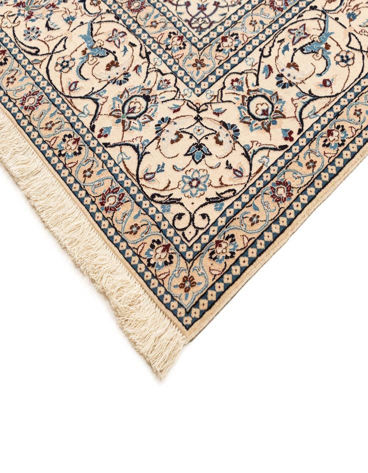 Detail image of  6' 8 x 10' 1  Hand Knotted Nain Rug