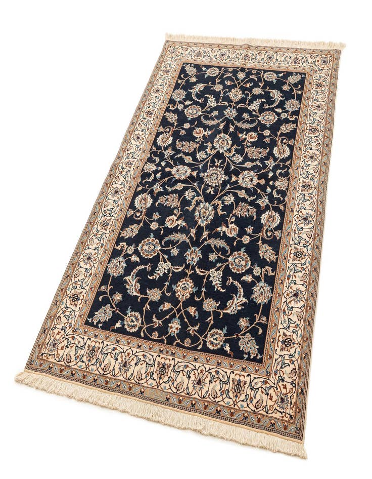 Detail image of  4' 4 x 6' 11  Hand Knotted Nain Rug