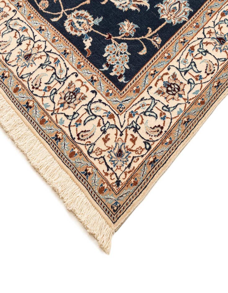 Detail image of  4' 4 x 6' 11  Hand Knotted Nain Rug