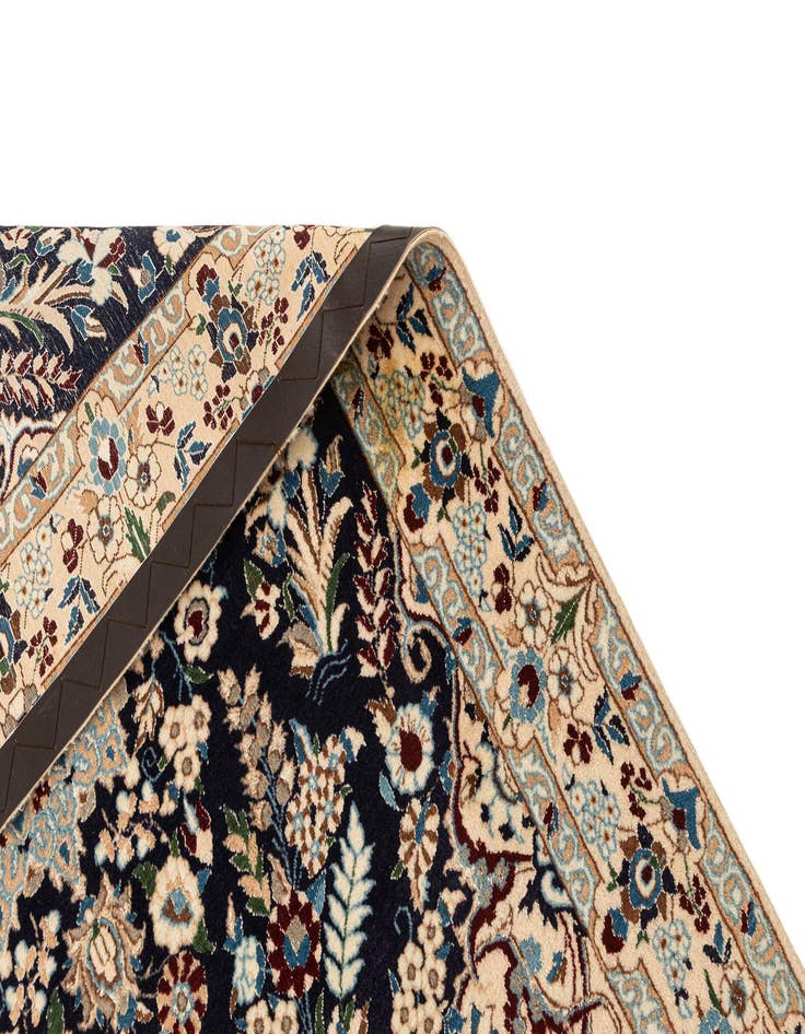 Detail image of  3' 7 x 5' 3  Hand Knotted Nain Rug