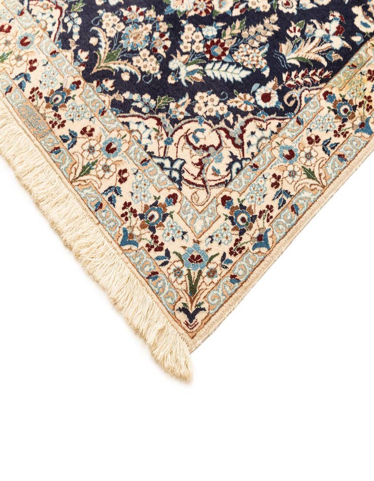 Detail image of  3' 7 x 5' 3  Hand Knotted Nain Rug