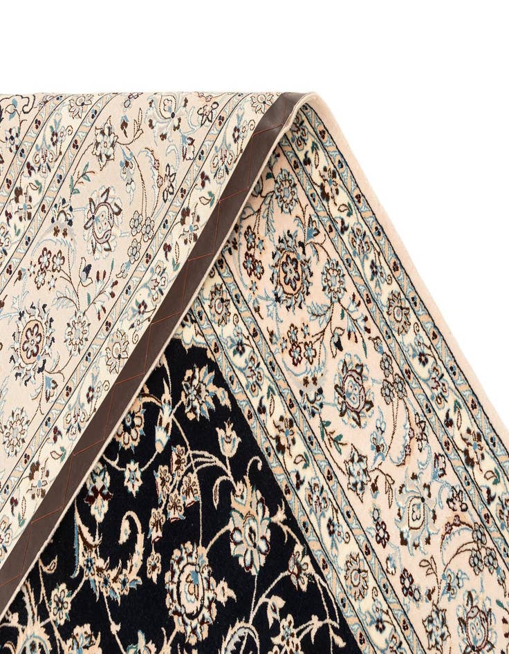 Detail image of  6' 11 x 10' 2  Hand Knotted Nain Rug