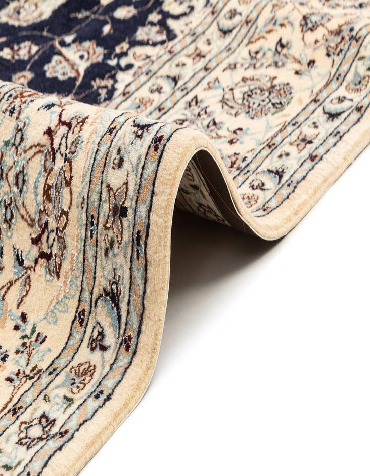 Detail image of  6' 8 x 10' 7  Hand Knotted Nain Rug