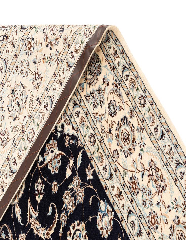 Detail image of  6' 8 x 10' 7  Hand Knotted Nain Rug