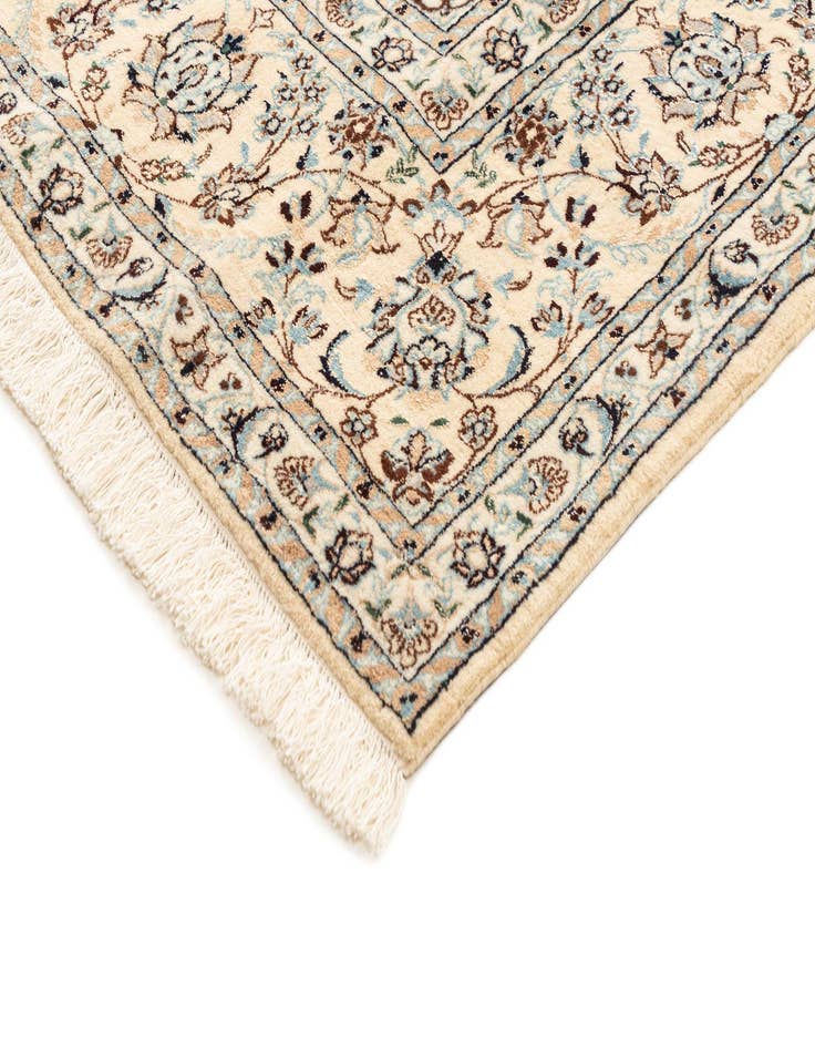 Detail image of  6' 8 x 10' 7  Hand Knotted Nain Rug