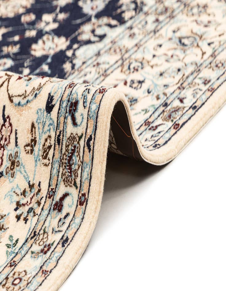 Detail image of  5' 1 x 7' 9  Hand Knotted Nain Rug