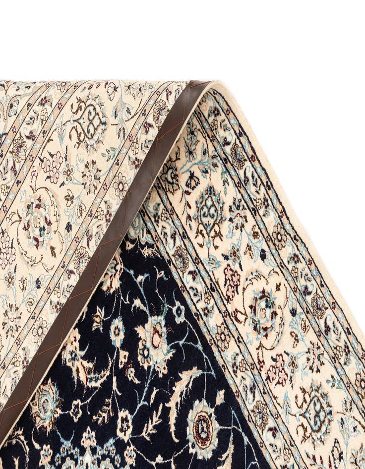 Detail image of  5' 1 x 7' 9  Hand Knotted Nain Rug