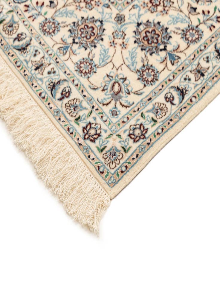 Detail image of  6' 8 x 6' 8  Hand Knotted Nain Rug