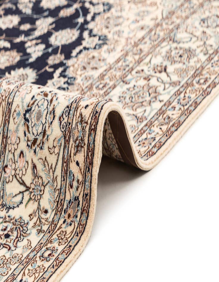 Detail image of  5' 8 x 8' 2  Hand Knotted Nain Rug