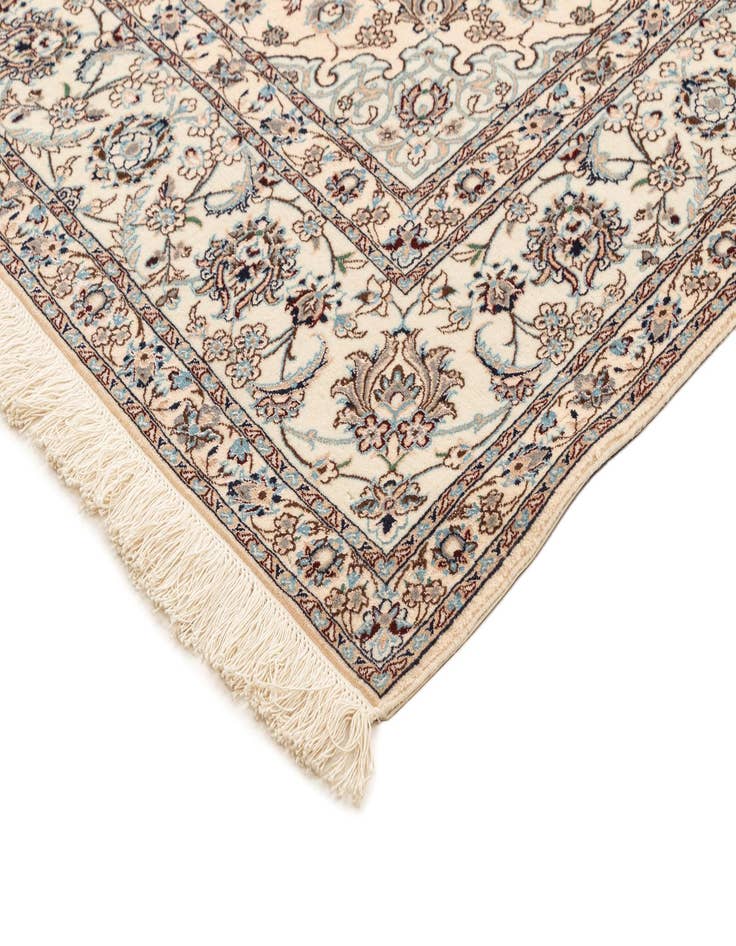 Detail image of  5' 8 x 8' 2  Hand Knotted Nain Rug